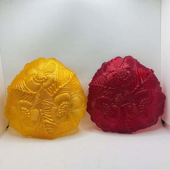 Set of iridescent “Akam” plates - Picture 4 of 8